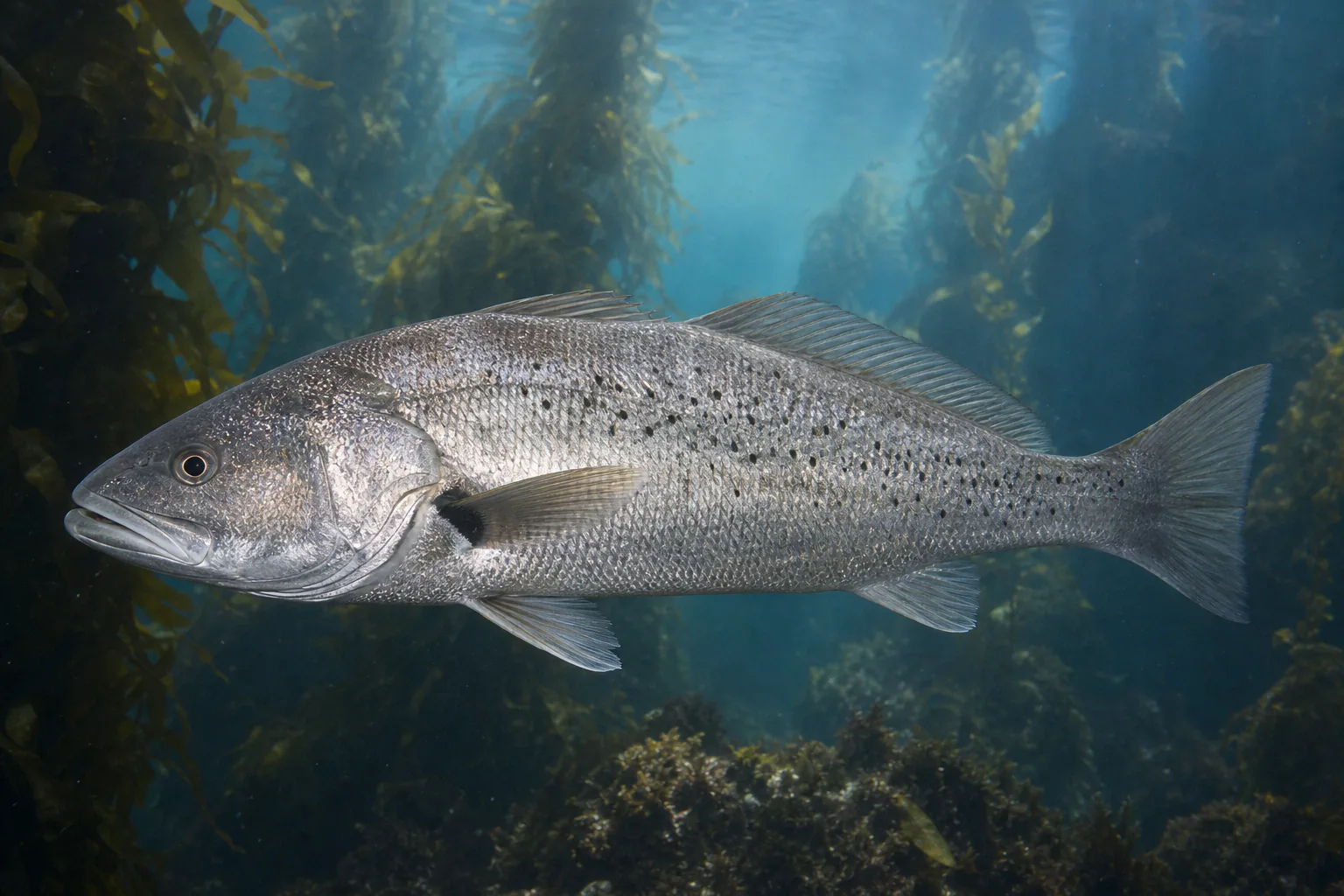 White Seabass in its habitat